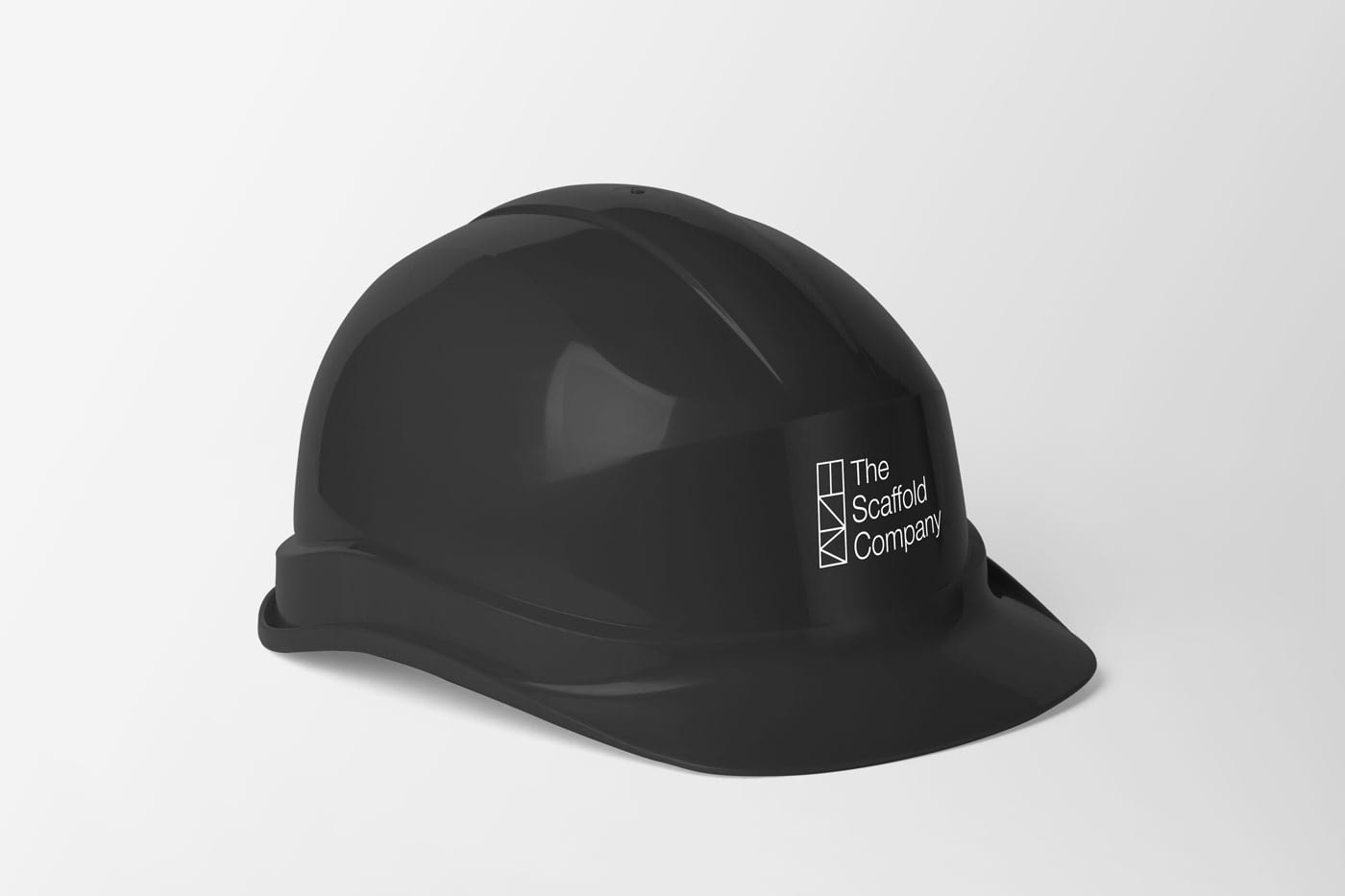 The Scaffold Company | Brand Identity 13 helmet application
