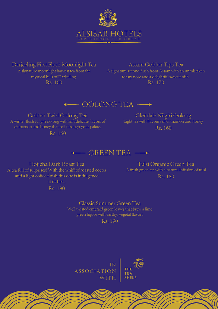 The Tea Shelf | Branding and Marketing Designs 17 alsisar menu2