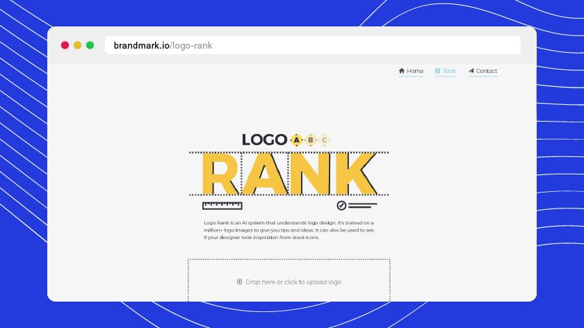 6 Awesome Logo resources for Designers 3 Homepage of Logo Rank Website