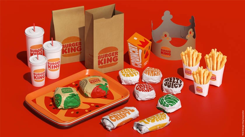 Burger King Rebranding: 4 Things to look out as a designer 11 Burger King new branding Packaging Design