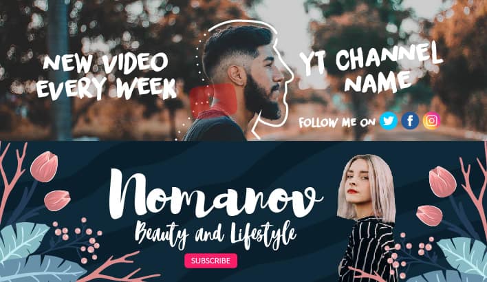 How to Generate Effective YouTube Banner Ideas 2023 6 vlogging-lifestyle-youtube-banner-1