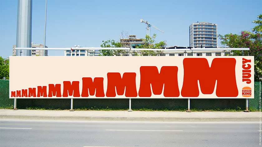 Burger King Rebranding: 4 Things to look out as a designer 12 typographic billboard