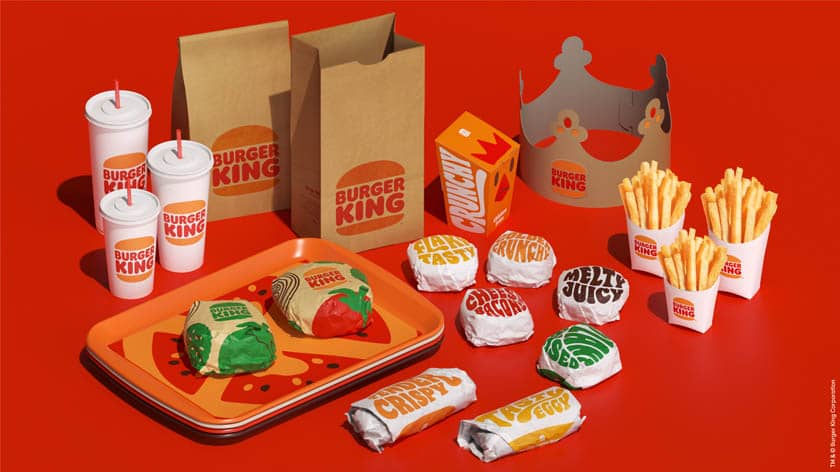 Burger King new branding Packaging Design